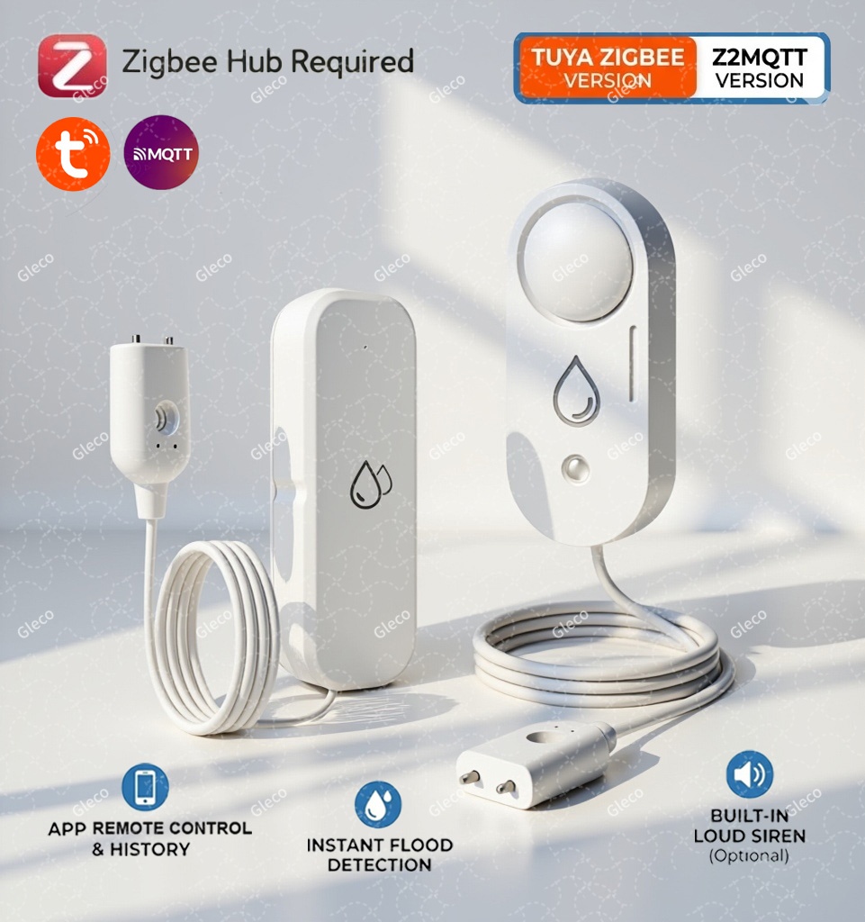 Water Alarm Sensor - Sensore di perdite d'acqua Zigbee con