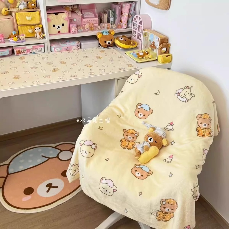 Fire Blanket Kitchen - Coperta in flanella Rilakkuma con stampa