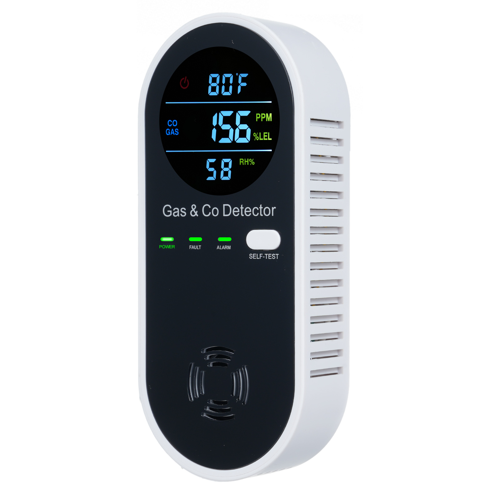 Co Detector Plug - Allarme monitor CO 4 in 1