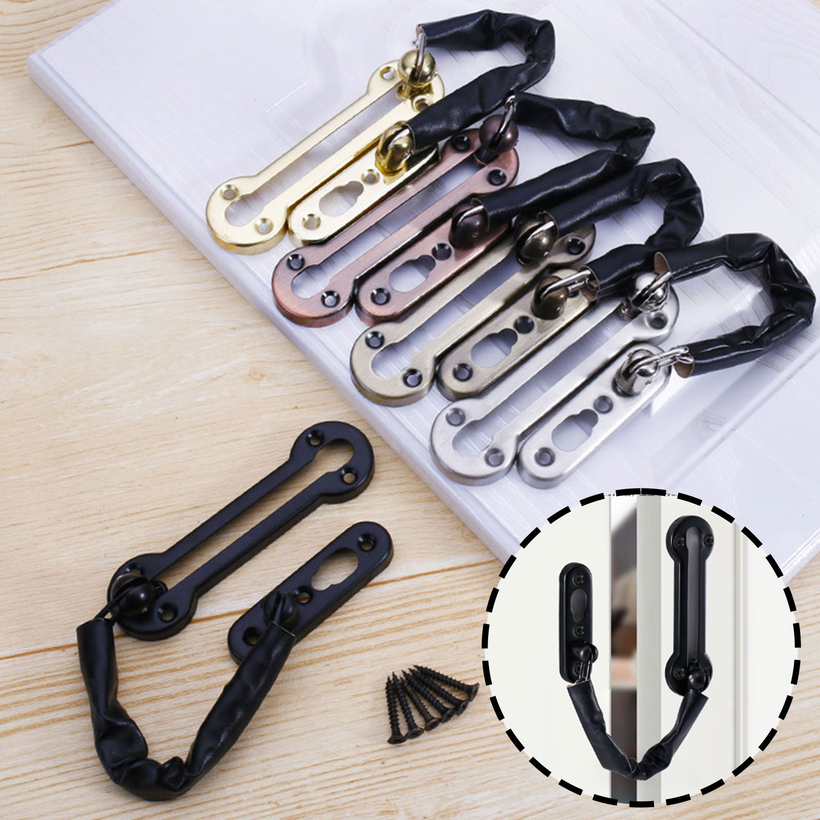 Security Chain Door - Catena Antifurto per Porta, Serratura a