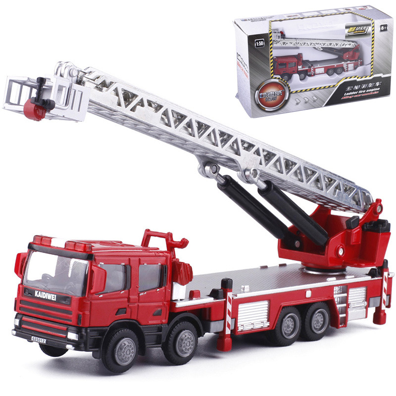 Fire Escape Ladder - Modello dell'autopompa antincendio della scala 1:50