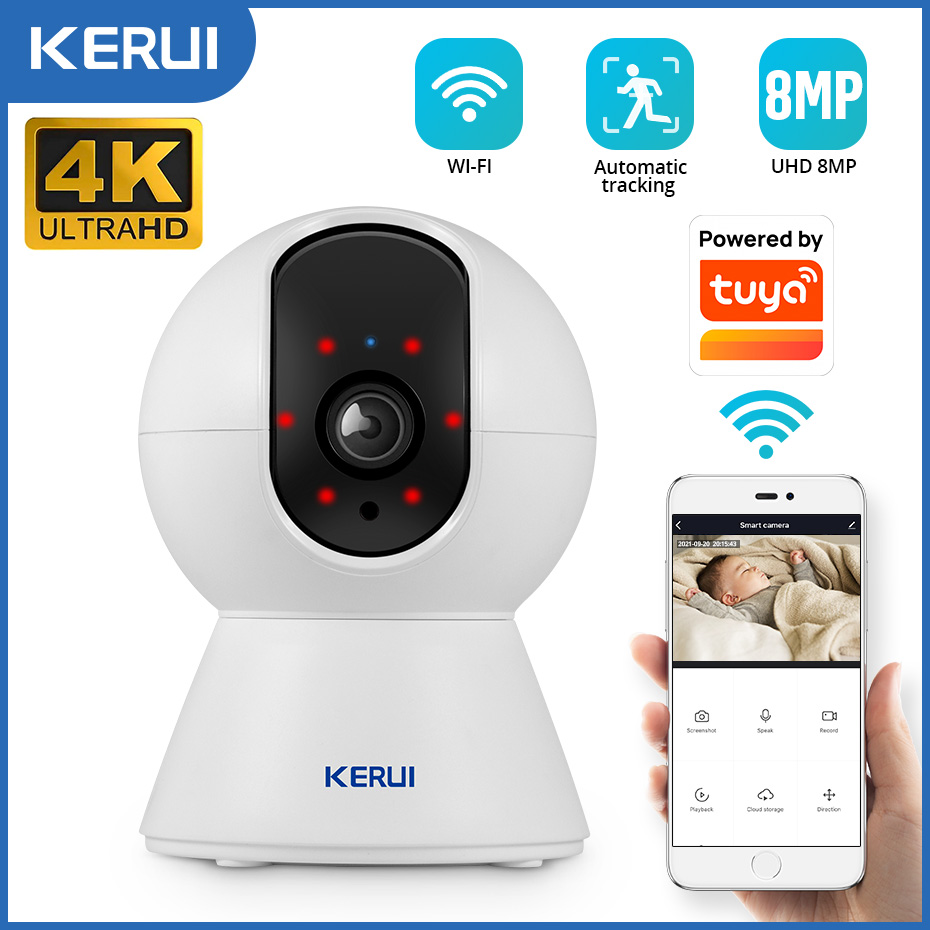 Eufy Camera E220 - KERUI Telecamera IP WiFi 5MP 8MP