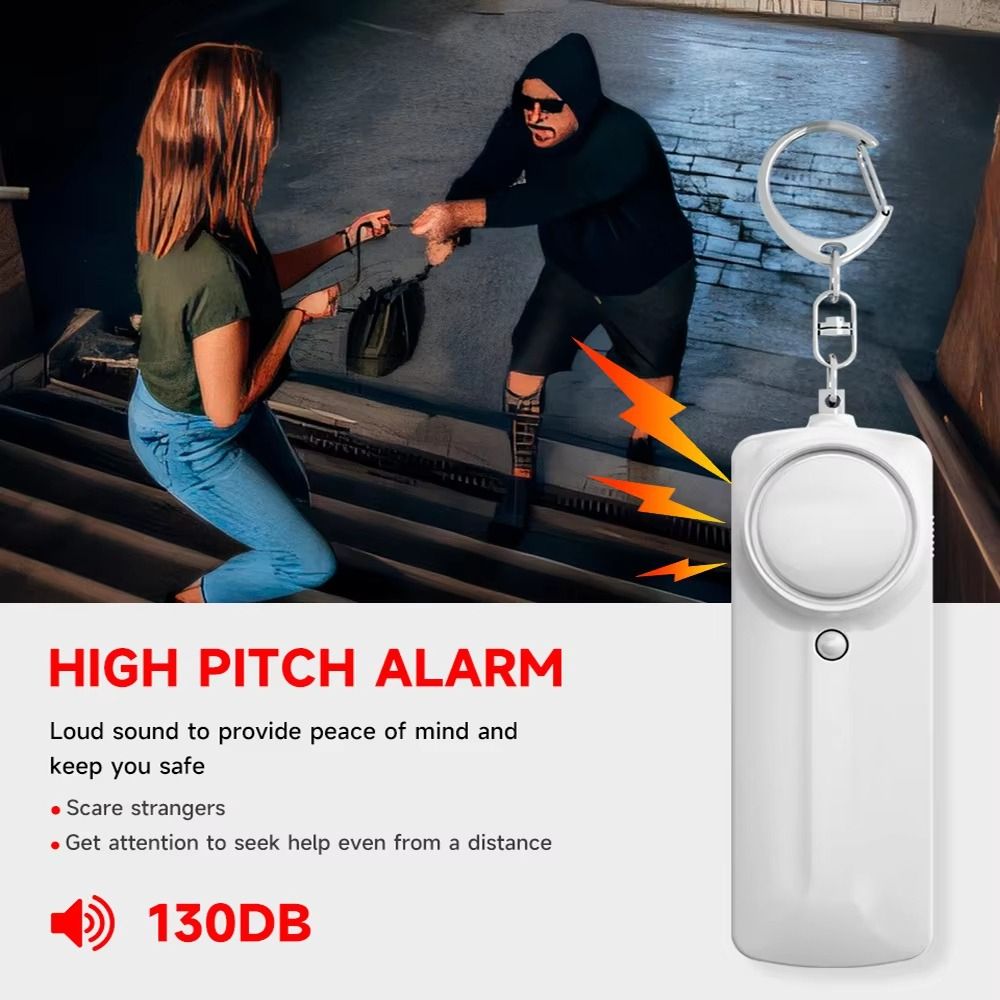 Personal Alarm Keychain - Allarme di sicurezza personale da 130dB
