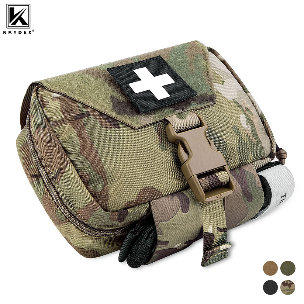 First Aid Bag Kit - KRYDEX Tasca Tattica Staccabile IFAK, Borsa