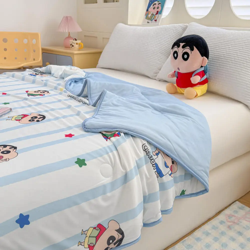 Fire Blanket Kitchen - Trapuntino Estivo Kawaii Crayon Shin-Chan, Coperta