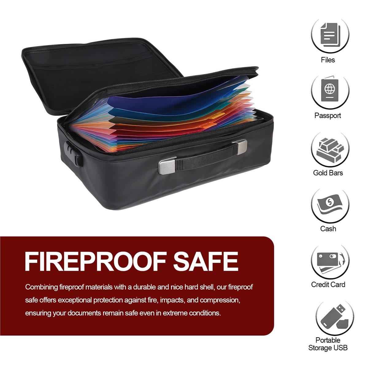 828328 Scatola Portadocumenti  - Fire Safe Document recensione e prezzo