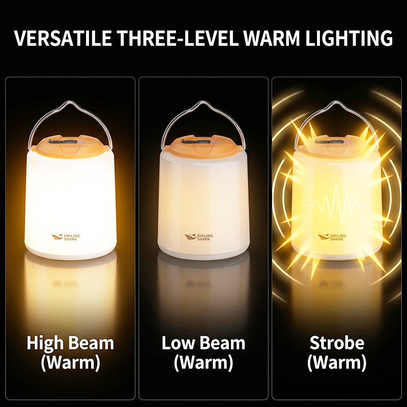 SMILING SHARK LED Luce da camp - Power Outage Light recensione e prezzo