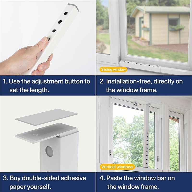 T19C 2 pezzi di barre di blocc - Window Lock Bar recensione e prezzo
