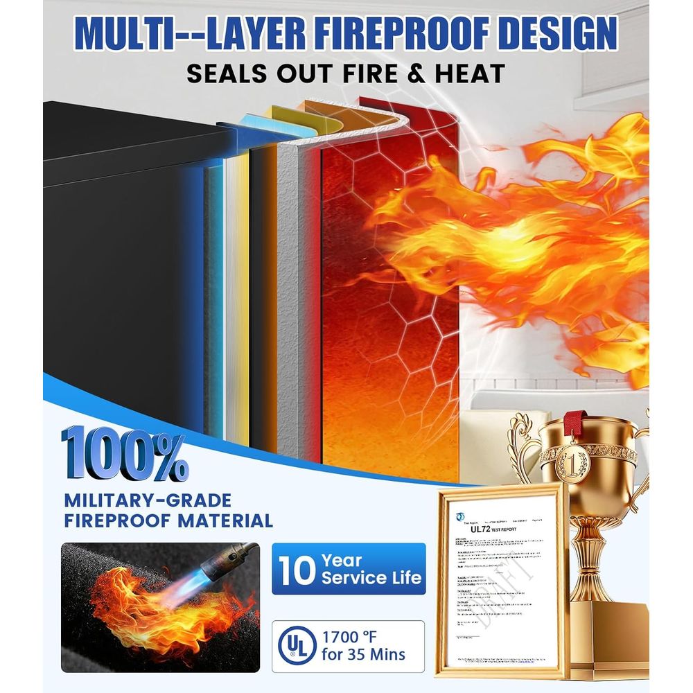 Cassaforte Biometrica Grande c - Fire Safe Document recensione e prezzo