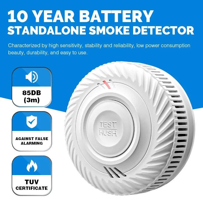 Avviso rilevatore di fumo 1pc, - Smoke Detector Interconnected recensione e prezzo