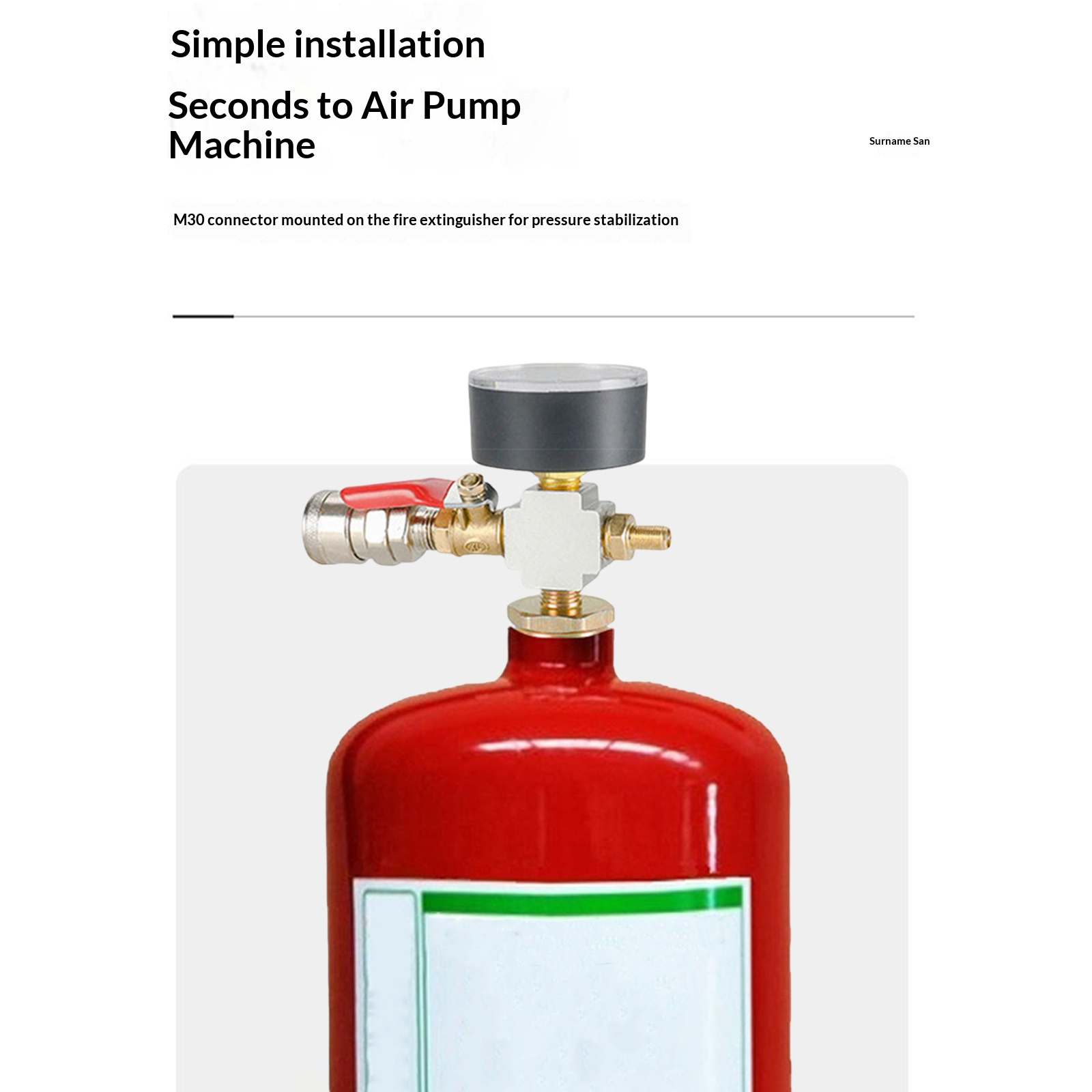 Adattatore per serbatoio d'ari - Fire Extinguisher Small recensione e prezzo