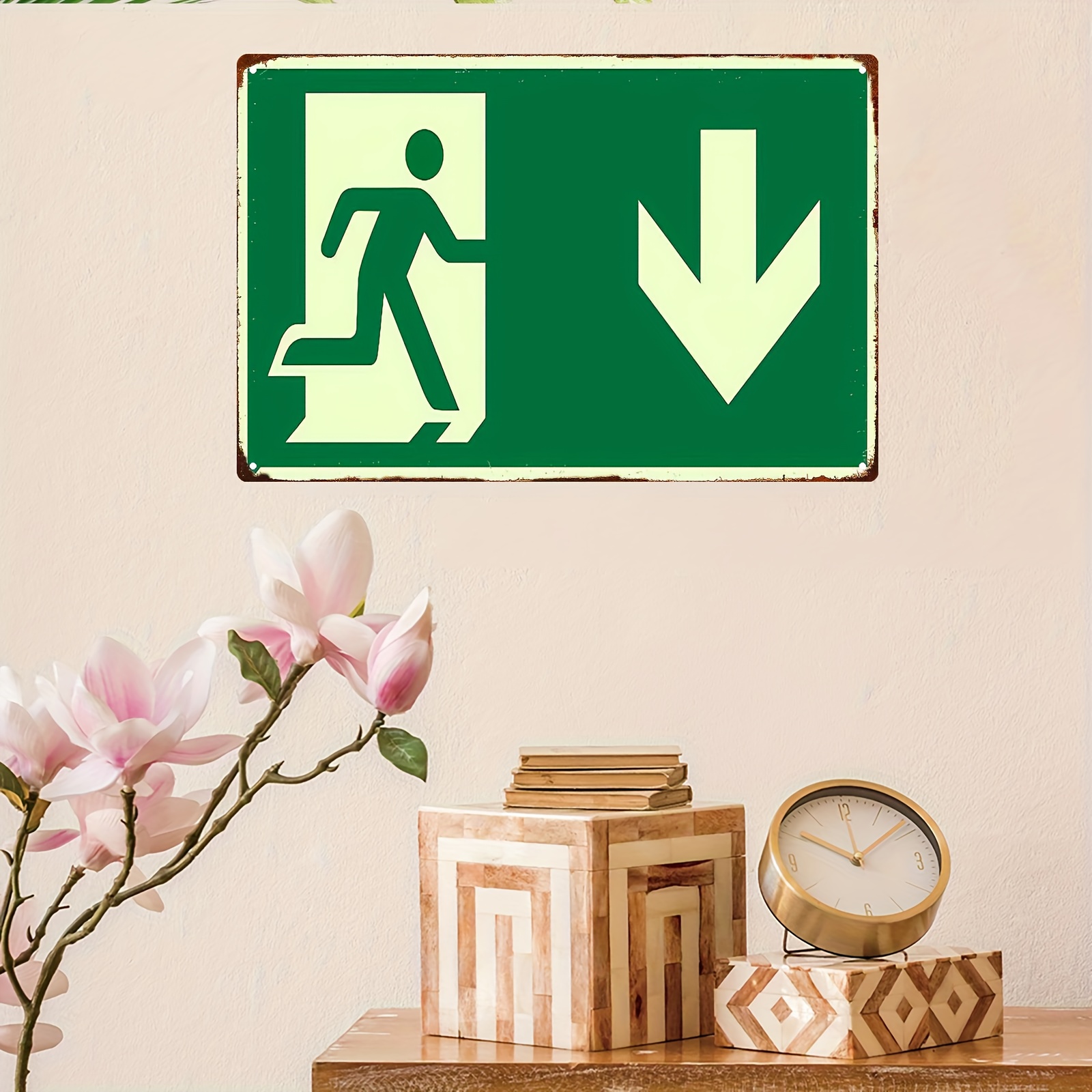 Targa in Metallo Vintage 2D |  - Emergency Exit Sign recensione e prezzo