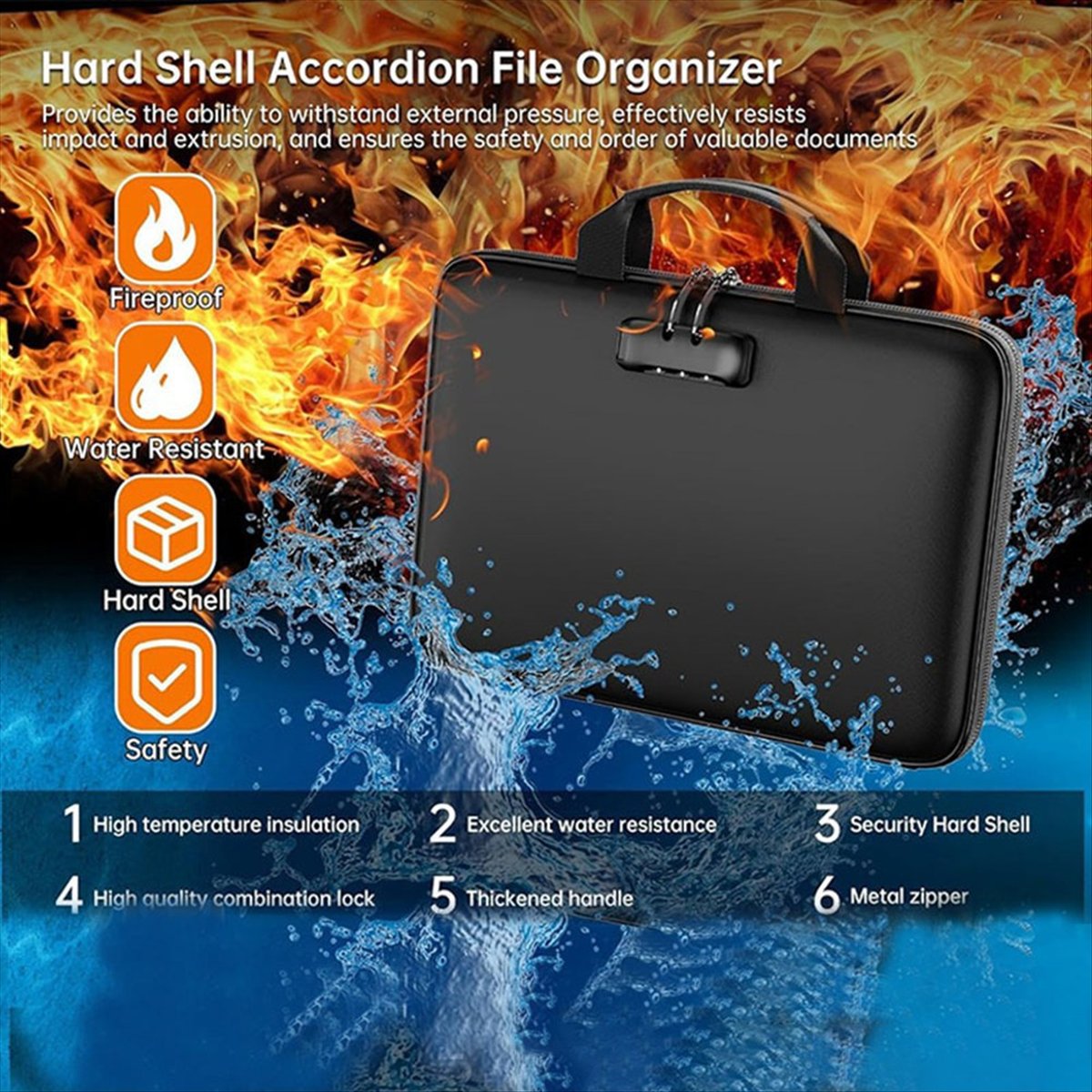 Scatola organizer per document - Fire Safe Document recensione e prezzo