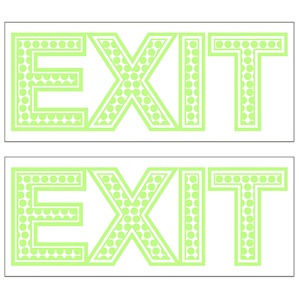 2 Fogli di Adesivi per Segnale - Emergency Exit Sign recensione e prezzo